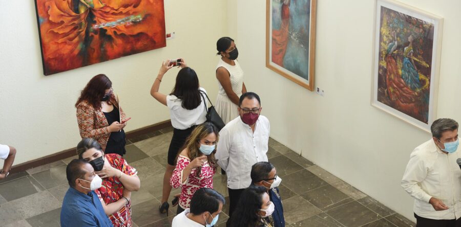 Inauguran exposición pictórica “Expresiones” en el Congreso de Oaxaca