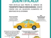 Informa Semovi sobre elementos de identidad para unidades del servicio público concesionado