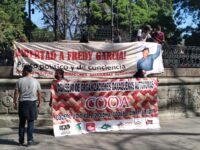 Exigen la libertad inmediata del defensor, Fredy García Ramírez