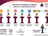 Todo listo para el primer debate de las y los candidatos al gobierno de Oaxaca