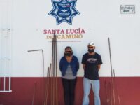 Pareja de presuntos asaltantes fueron detenidos en Santa Lucía del Camino