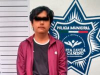 Por consumo y portación de sustancias prohibidas, detienen a hombre en Santa Lucía del Camino