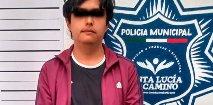 Por consumo y portación de sustancias prohibidas, detienen a hombre en Santa Lucía del Camino