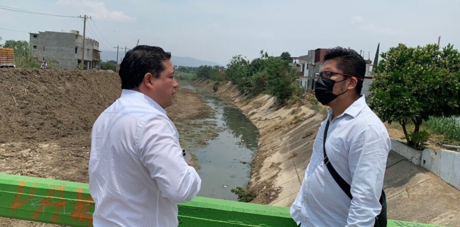 Supervisa García Márquez acciones preventivas para temporada de lluvias en Santa Lucía del Camino