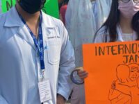 Protestan médicos internos de pregrado en el Hospital Civil