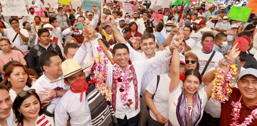 Votar por mejor atención a la salud, seguridad y cultura, pide Salomón Jara a la ciudadanía oaxaqueña