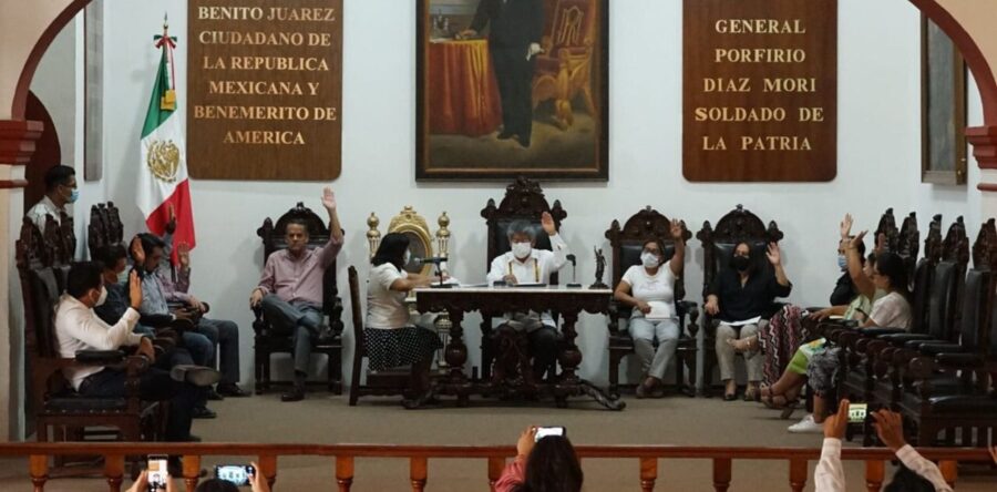 El Ayuntamiento capitalino donó una parte del monumento a la Madre al gobierno estatal