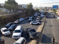 Transportistas de la CATEM, realizan bloqueos en la ciudad de Oaxaca