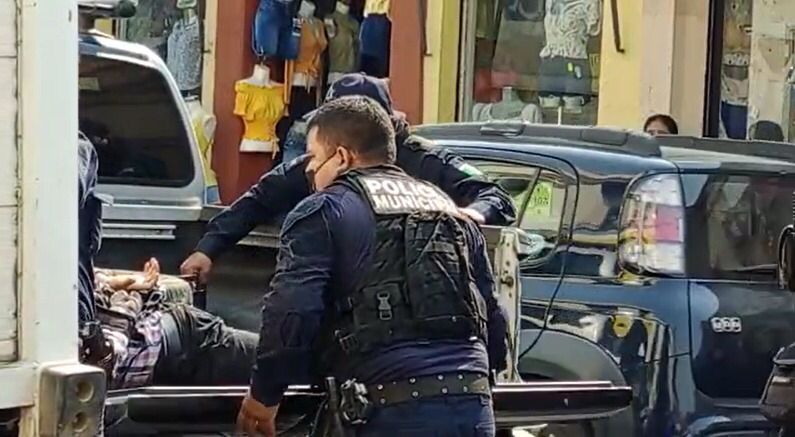 Detienen a un presunto ladrón en el Centro Histórico