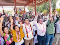 Las y los oaxaqueños votarán para mandar al basurero de la historia al PRI y al PAN: Salomón Jara