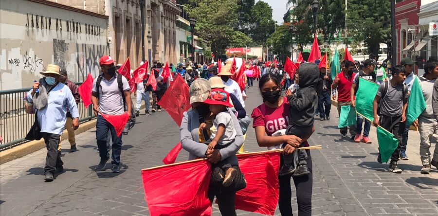 Se moviliza Antorcha Campesina en Oaxaca, piden atención a sus demandas