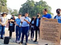 Jóvenes de la Prepa 7 de la UABJO hacen un llamado para cuidar el agua y recursos naturales