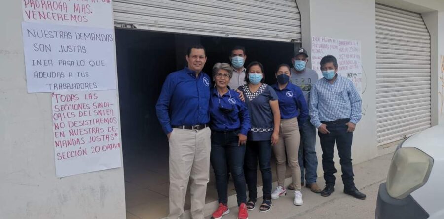 Trabajadores del INEA piden atención a sus demandas, de lo contrario estallarán su huelga