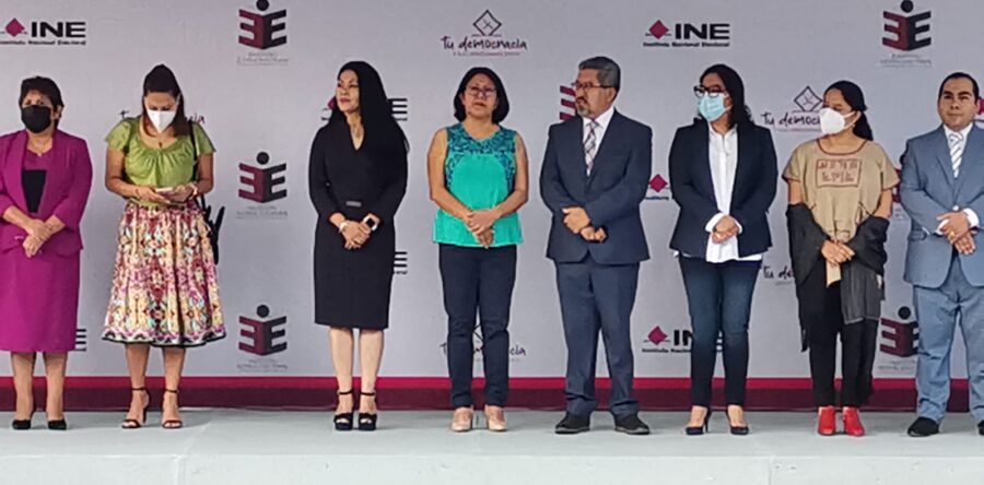 Realizan acto cívico de arranque por las votaciones de este 5 de junio.