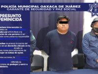 Policía Municipal detiene a persona como presunta responsable del delito de feminicidio