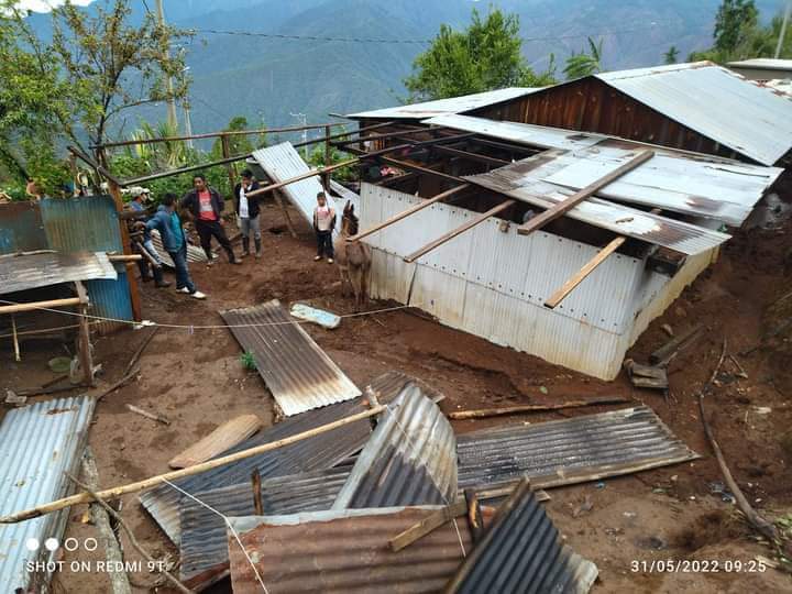 Pobladores de Xanica, claman ayuda tras las afectaciones que tuvieron por el huracán Agatha