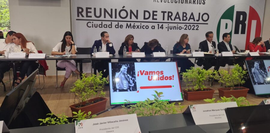 Participa Villacaña en reunión de trabajo en el CEN del PRI
