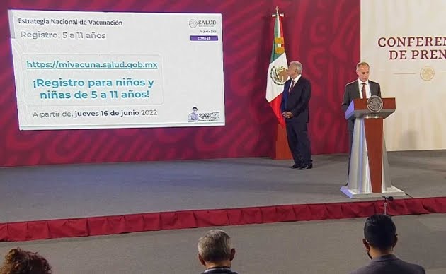 El Gobierno Federal anunció la vacunación contra Covid-19 para menores de 5 a 11 años de edad