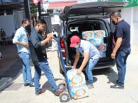 Instaló el PRI un centro de acopio para ayudar a los damnificados por Agatha