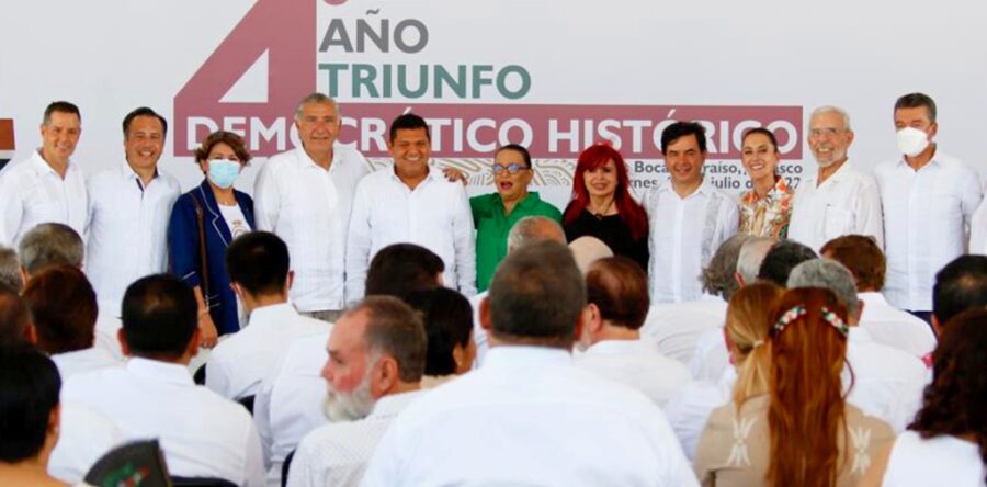 Asiste AMH a la inauguración de la primera etapa constructiva de la refinería Dos Bocas “Olmeca”