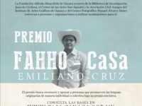 La FAHHO lanzó la convocatoria para el Premio Emiliano Cruz Santiago.