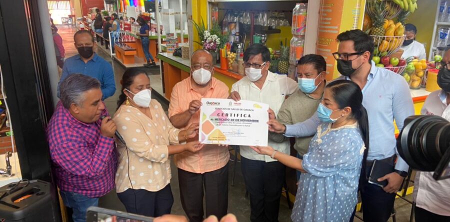 Reconocen al Mercado 20 de Noviembre, cómo un espacio que garantiza la salud de los usuarios