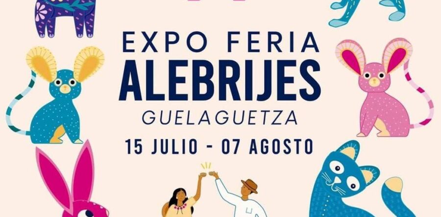 Del 15 de julio al 7 de agosto la Expo Feria de Alebrijes.