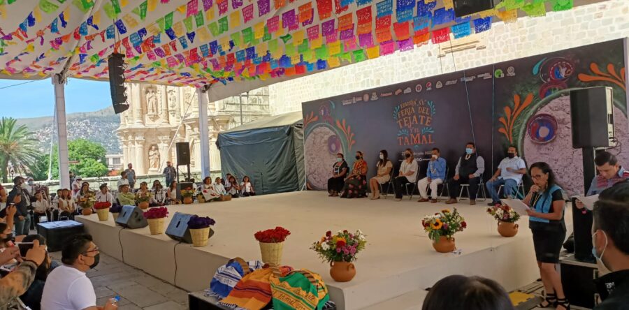 Arrancó la Feria del Tejate y del Tamal de San Andrés Huayapam