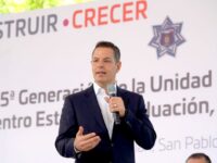 Entrega AMH insignias a 5ª generación de la Unidad Policial de Operaciones Especiales de Oaxaca