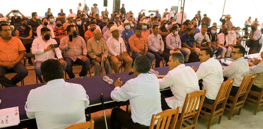 Atiende AMH demandas de la Nación Chocholteca ante el problema de la sequía