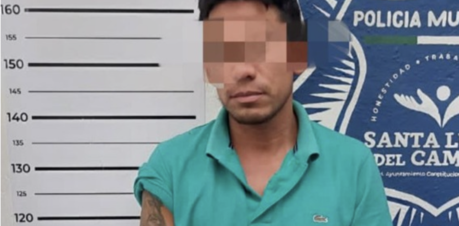 Policías de Santa Lucía del Camino detienen a hombre por una falta administrativa; contaba con orden de re aprehensión