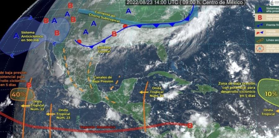 Reforzará onda tropical 24 temporal de lluvias en Oaxaca