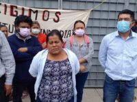 Protesta CODECI contra la Fiscalía General del Estado de Oaxaca