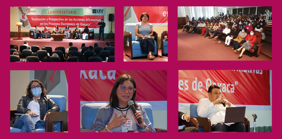 Participa IEEPCO en conversatorio organizado en el Congreso del Estado