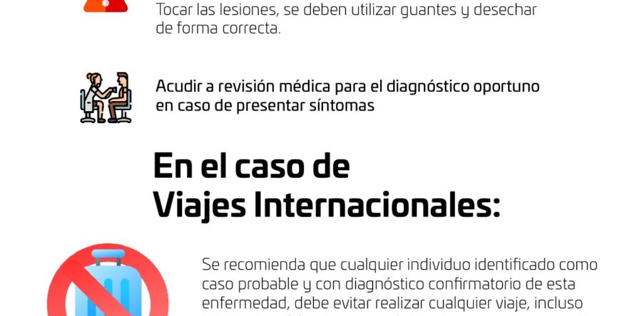 Identifican en Oaxaca tercer caso positivo de viruela símica: SSO