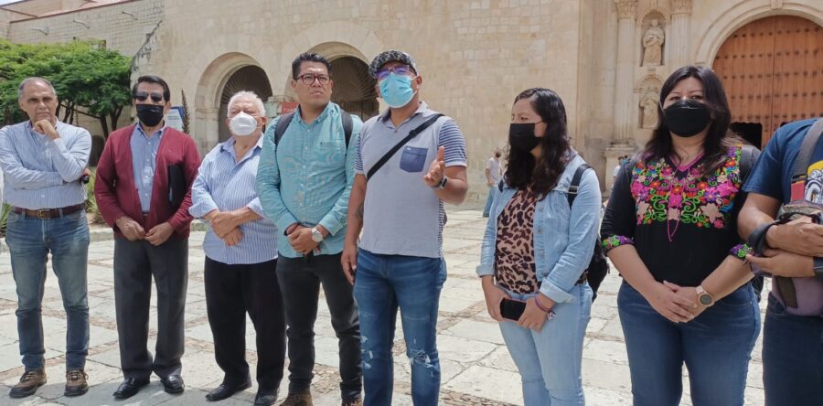 Trabajadores de los medios de comunicación en Oaxaca, exigen alto a las agresiones y que se garantice la labor periodística