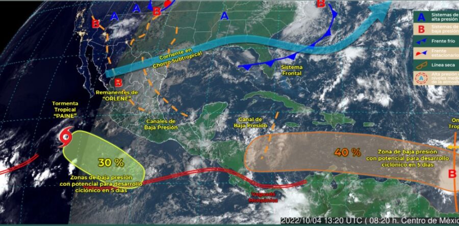 Disminuyen lluvias en Oaxaca; habrá chubascos ocasionales en las sierras Norte, Sur y el Papaloapan