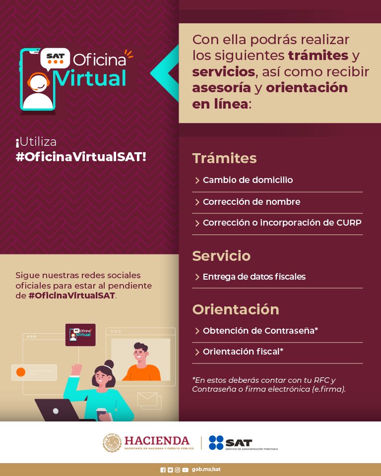 Anuncia SAT Oaxaca la implementación de la Oficina Virtual