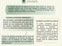 TEEO vincula a 9 instituciones para garantizar los derechos político-electorales de mujer encarcelada en la Cuenca