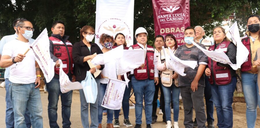 Arranca Juan Carlos García Márquez la construcción de muro de contención en el arroyo seco