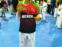 Valeria Michelle Ramirez, taekwondoín oaxaqueña ganó medalla de oro en Colombia
