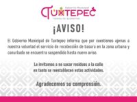 Tuxtepec se queda son recolección de basura por paro de labores de trabajadores