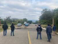 Protestan trabajadores del INAH en Monte Albán