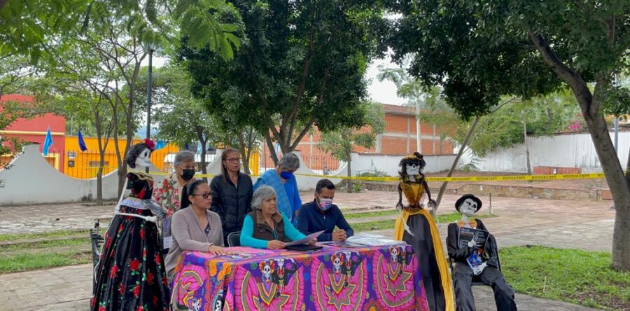 Denuncian usurpación de funciones en el comvive de Xochimilco, piden apoyos para eventos de día de muertos