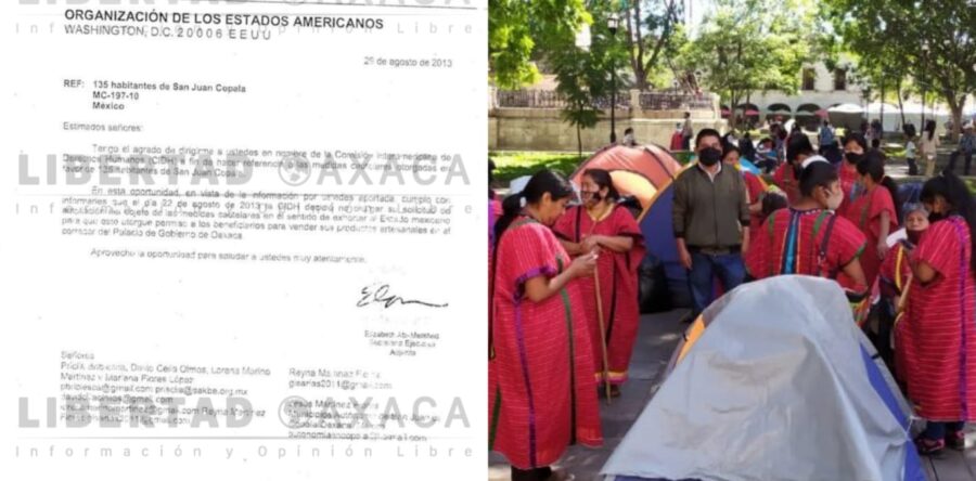 Intereses al interior de la Segego evitan el retiro de indígenas triquis del corredor de Palacio de Gobierno