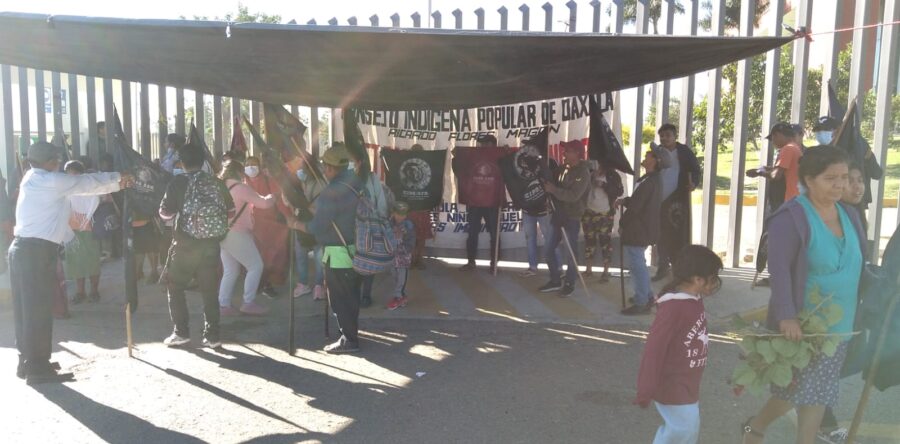 Suspenden actividades legislativas en el Congreso de Oaxaca por la protesta de CIPO-RFM