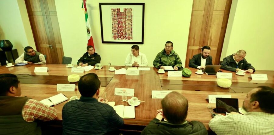 Instala Salomón Jara Mesa de Coordinación Estatal para la Construcción de la Paz y Seguridad en Oaxaca