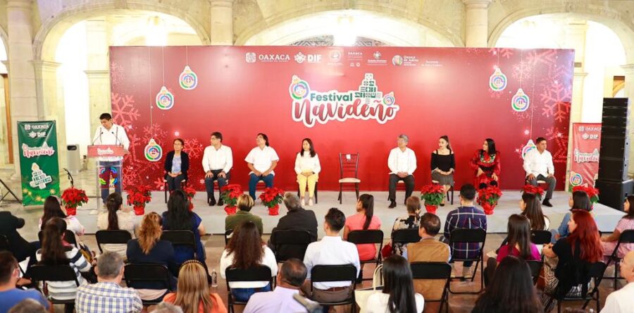 Inaugura Salomón Jara “Festival Navideño 2022” para lograr nuevo Pacto Social para la convivencia pacífica y segura en Oaxaca