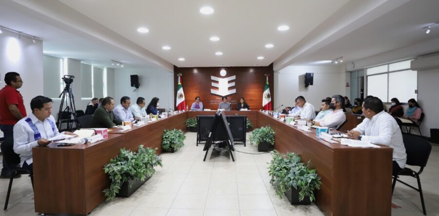 Presenta IEEPCO-INE resultados del proceso de distritación local