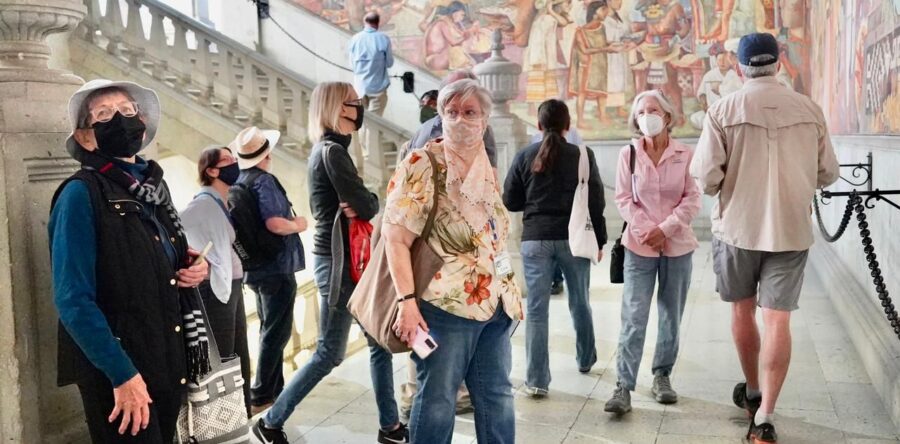 Palacio de Gobierno, abierto a visitantes locales y extranjeros